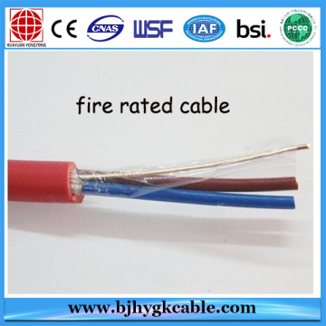 Bs6387 cable resistente al fuego dos núcleos