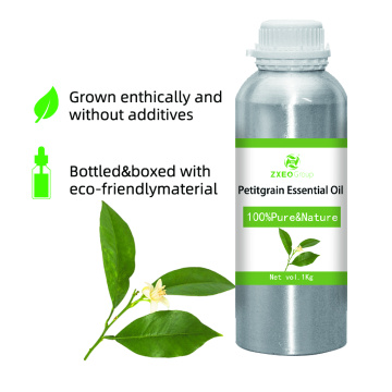 Oil PtitGrain orgánico PtitGrain esencial de alta calidad Aromathing Aromathyerpy Basco al por mayor 100% PURO PTITGRAIN PTITGRAIN PUL