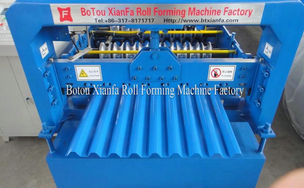 Roof Panel Corrugated Color Steel Roll Forming Machine