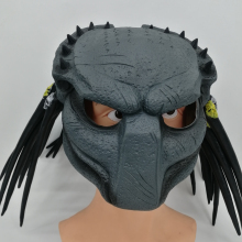 Alien Predator Full Face Mask Latex Helmet for Halloween Cosplay