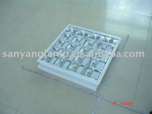 T8 grid lamp fitting 4x18W