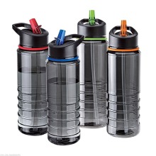 800ML BPA free plastic drinking water bottles with straw