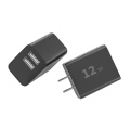 휴대 전화 전력 어댑터 12W USB 벽 충전기