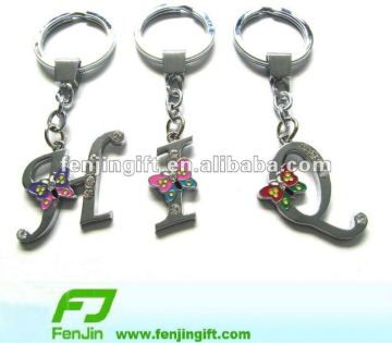 alphabet metal key chain