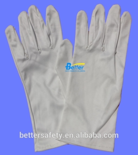 100% Stretch Polyester Inspectors cotton glove china wholesale