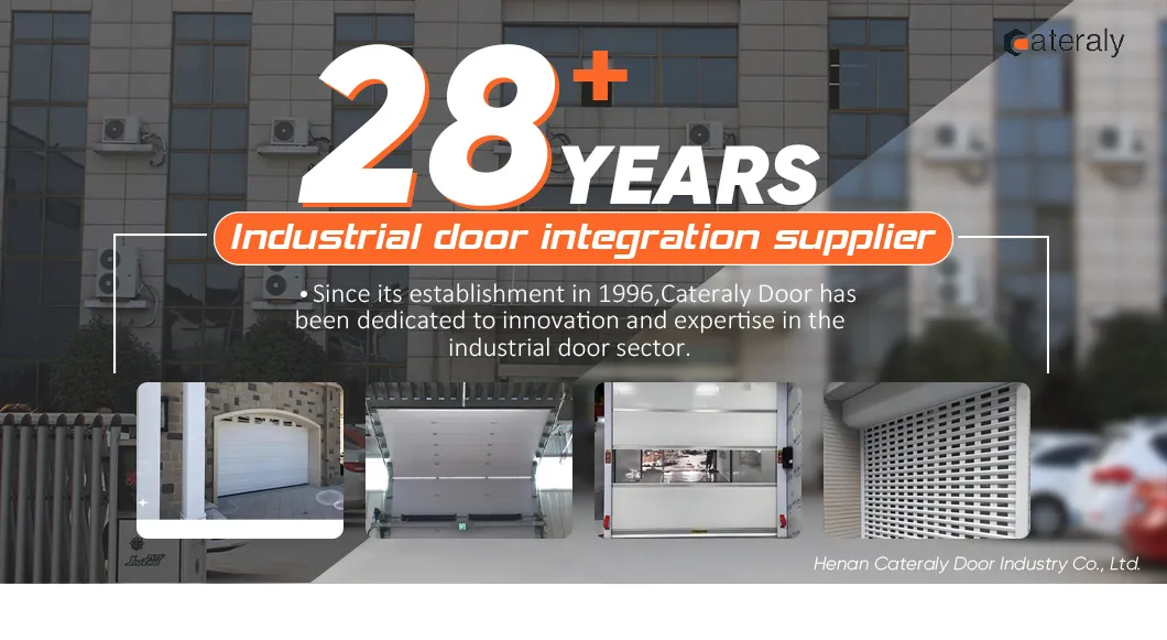 Industrial Wind Resistant Plastic PVC Fabric Rapid Stacking Automatic High Speed Fast Acting Stacking Gate Stacking Door with Hardware Factory Wholesale