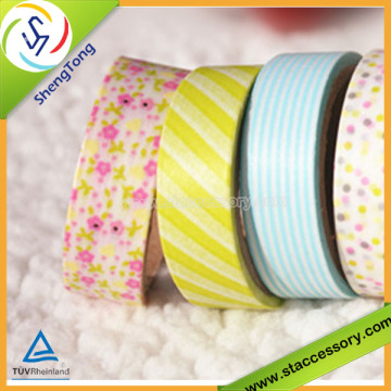 Various design custom yellow color masking tape