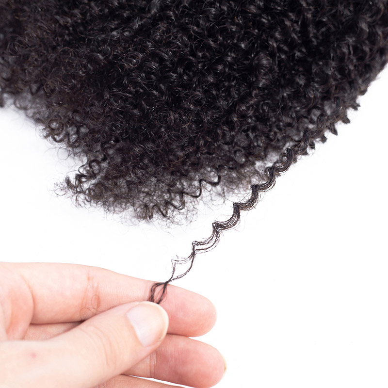 Natural Color Remy Darling Soft Wholesale Afro Kinky Curly Bulk Human Hair