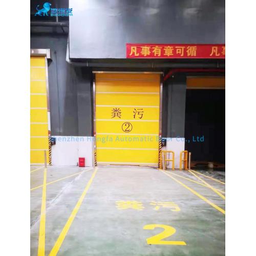 Fabrik anti-statik PVC High Speed ​​Roll Up Door