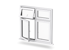 Modern French Style Double PVC Casement Window