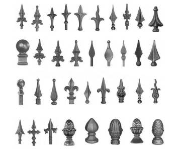 Forged Steel Spearheads and Wrought Iron Spears for Fence