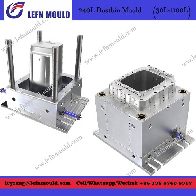 660 Liter mobile Garbage Bin mold/Tong sampah/ Waste Bin Mould manufacturer in Taizhou
