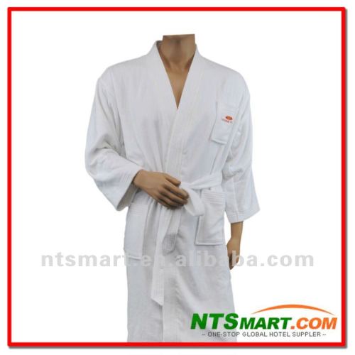 Leisure unisex terry cotton bathrobe/sleepwear/nightwear/robe