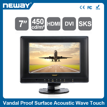 7 inch 16:9 Wide Screen Good LCD Touch Monitor