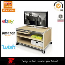 Sauder Small TV Pedestal Stand for Bedroom