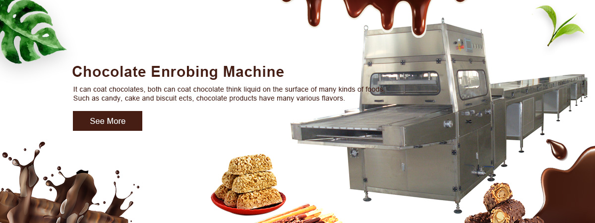 Continuous Chocolate Coating Machine - Professional Chocolate Enrobing ...