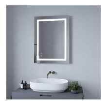 Wall-Mounted Bath Mirror: LED, Anti-Fog, Designer Bathroom Mirror