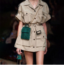 Cotton/Polyamide Waterproof Women Trenchcoat