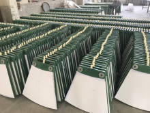 Ceramic filter plate set