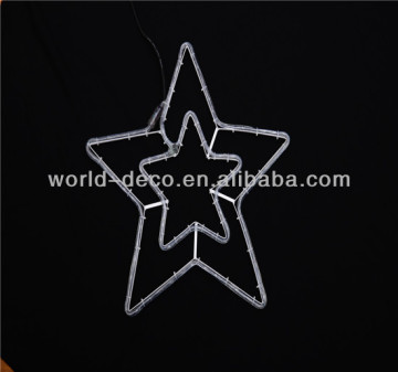 outdoor christmas hange star / decorative christmas star light / outdoor lighted christmas star