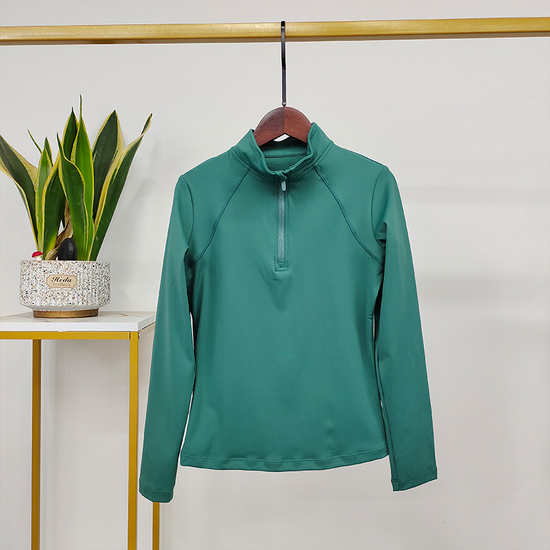 deep green equestrian base layer