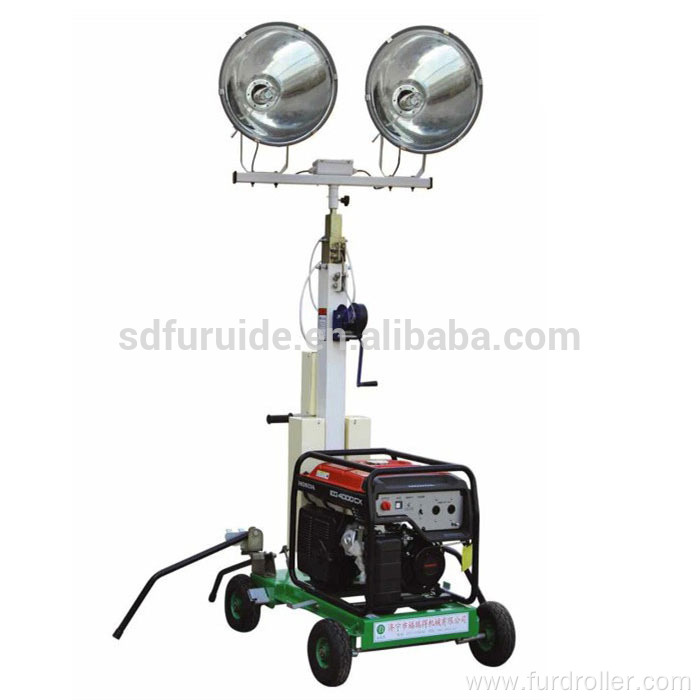 Industrial Portable Mobile Lighting Tower With Gasoline And Diesel Generator FZM-1000A