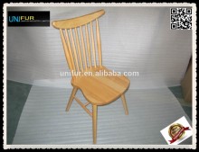 Modern popular cheap wood designer chair replica with high back