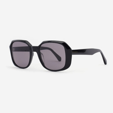 Square bevel Acetate Women's Sunglasses