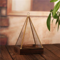 Amazing Holiday and Wedding Gift Modern Artistic triangle shape Hanging Glass Terrarium