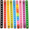 Couleurs personnalisées Bracelet de bricolage en silicone pour enfants