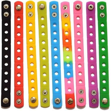 Couleurs personnalisées Bracelet de bricolage en silicone pour enfants