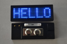 Can Change Message Through Computers LED Badge