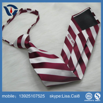 Preppy School Boy Kids Colorful Checked Elastic Tie Necktie