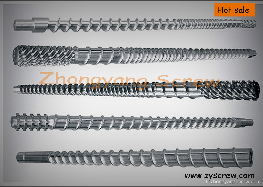 Extrudeuse à vis unique résistant à l'usure