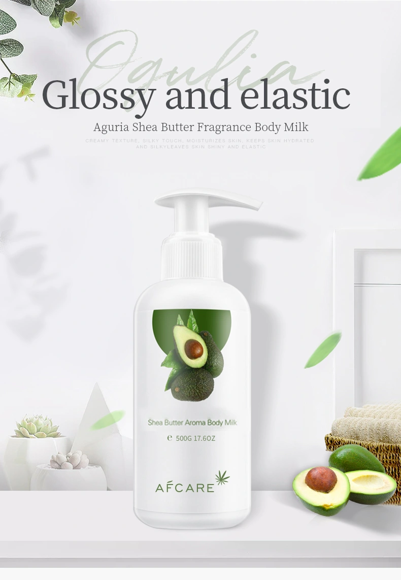 Private Label Organic Fair and White Brightening Milk Body Lotion Avocado Body Milk Lotion