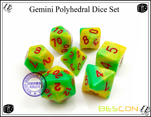 Zwillings-RPG Würfel Set-10 Gemini RPG Dice Set-10