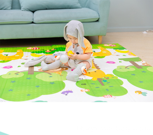 Round Soft Cotton Baby Crawling floor carpet Washable