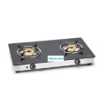 Glen 2 Burners Black Glass Gas Top