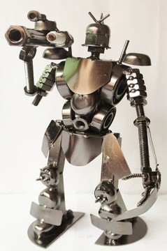 Metal robot toys