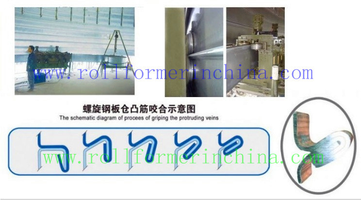 Sprial Seaming Steel Silo Machine.