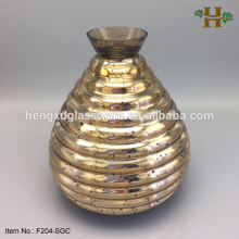 Handmade Blown No Bottom Italy Vases Luxury Gold Vases