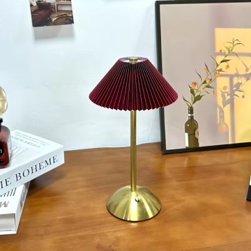 Metal and Fabric USB Rechargeable Touch Table Light