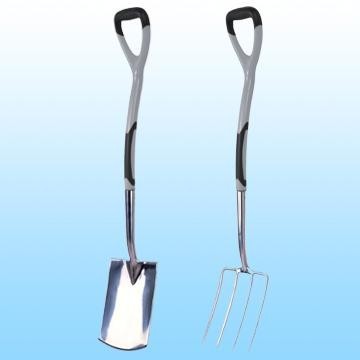 Stainless Steel Digging Spade and Fork with Ergonomical Handle