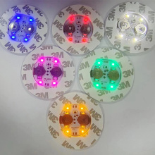 LED Flashing Coaster - Light Up Bottle Pads for Cups