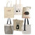 alibaba wholesale recycle tote bags, tote shopping bag, simple cotton tote bag