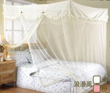 Lacy single square mosquito net/double mosquito net