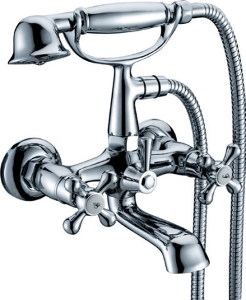 Wall Mounted Hand Shower Tub Mixer Faucet