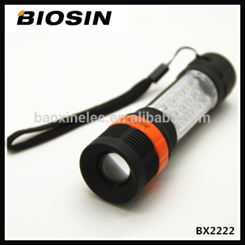 2014 New product 17+1w magnetic plastic mini orkia led torch