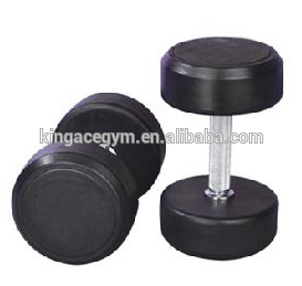Commercial Fixed Rubber Dumbbell/Gym Equipment