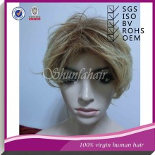hairstyle wig,machine made wig,ladies short synthetic hair wig